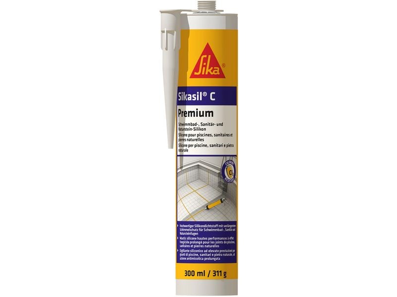 Sika Sikasil-C Premium Silikon Anthrazit 300 ml