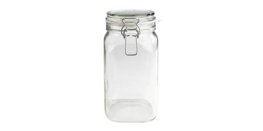 Mäser Einmachglas mit Deckel 1.45 Liter 1450 ml, 6 Stück