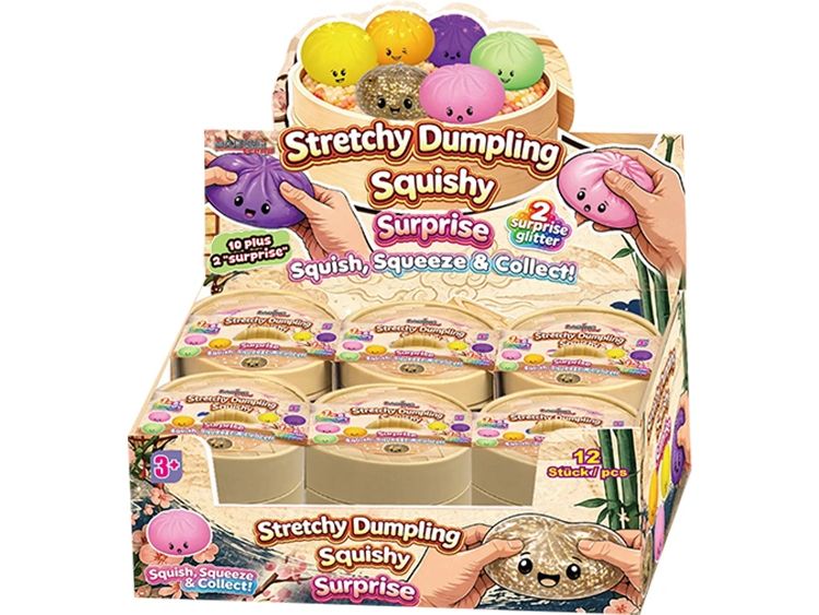 Sombo Dumpling Squishy, 10 cm, 6-fach assortiert