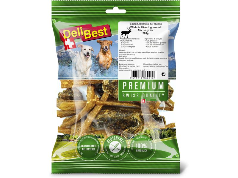 DeliBest Kausnack Premium Natura Kaumix 250 g