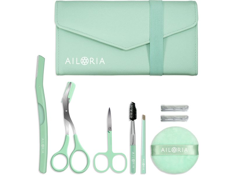 Ailoria Augenbrauen- und Gesichtspflege-Set Visagique Mystic Mint