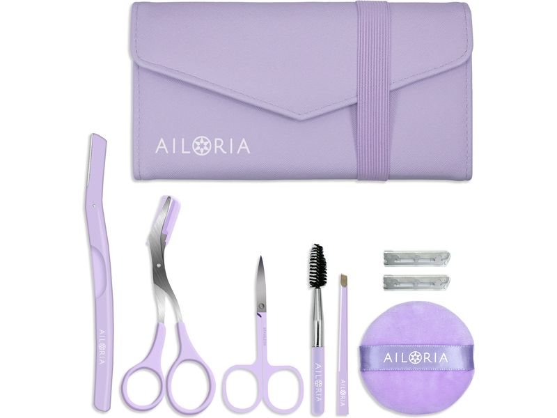 Ailoria Augenbrauen- und Gesichtspflege-Set Visagique Dreamy Lilac