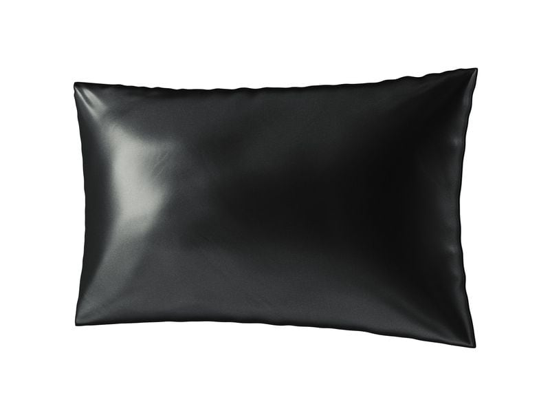 Ailoria Kopfkissenbezug Seide 100 x 65 cm Schwarz