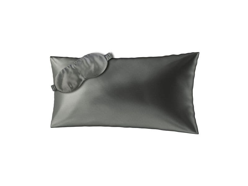 Ailoria Beauty Sleep Set Seide, 40 x 80 cm, Anthrazit