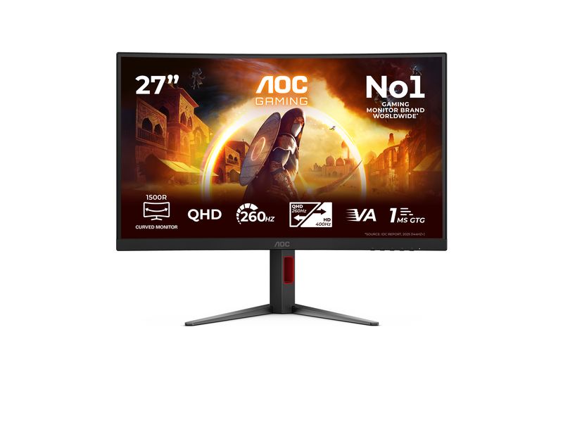 AOC CQ27G4Z2 27 Zoll QHD Curved 260 Hz Fast VA
