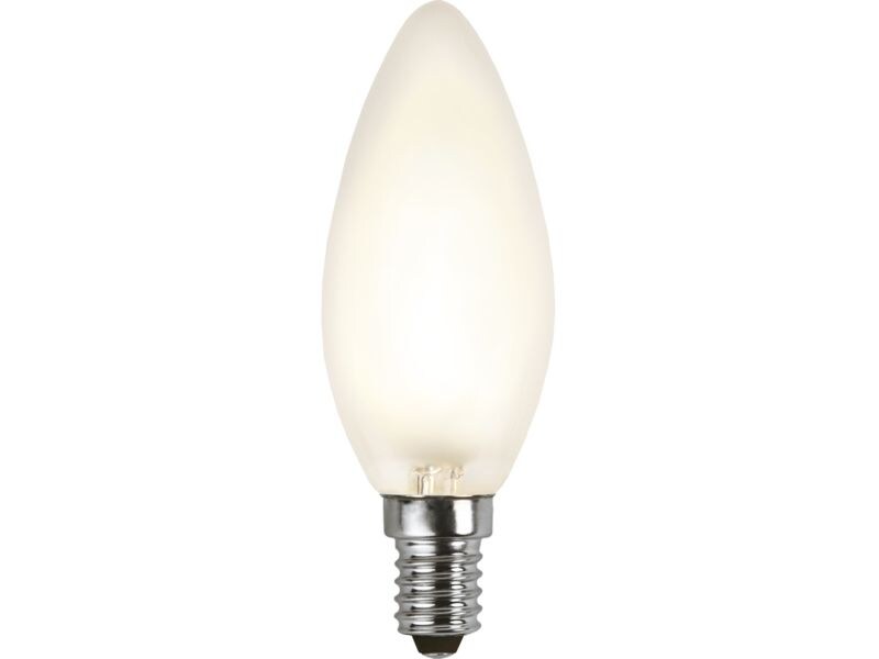 Star Trading LED Leuchtmittel E14 C35 Frosted 400 lm, 2700K, 4W, 230 V