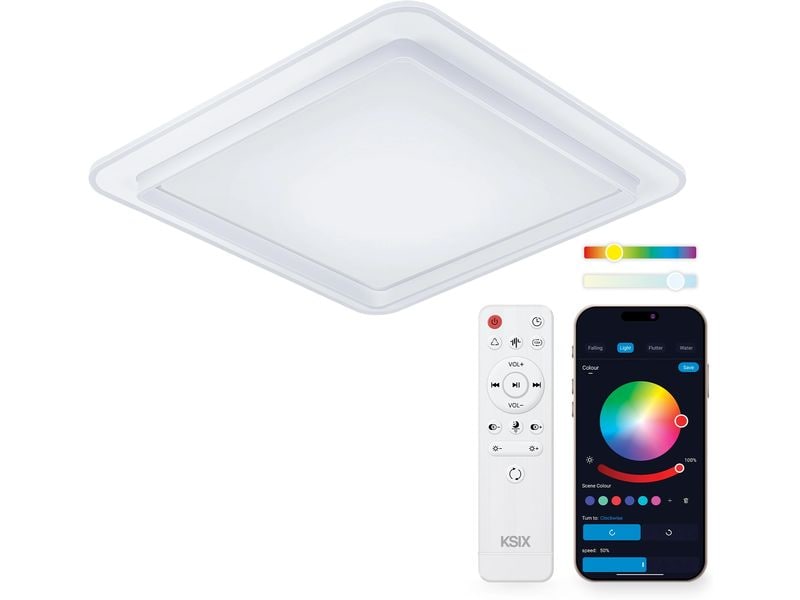 KSiX Celeste SmartLED Deckenleuchte 35 W 4450 lm Weiss