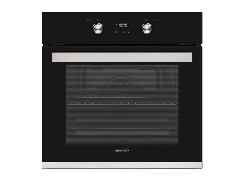 Sharp Einbaubackofen K-61D27BM1-FR Schwarz A