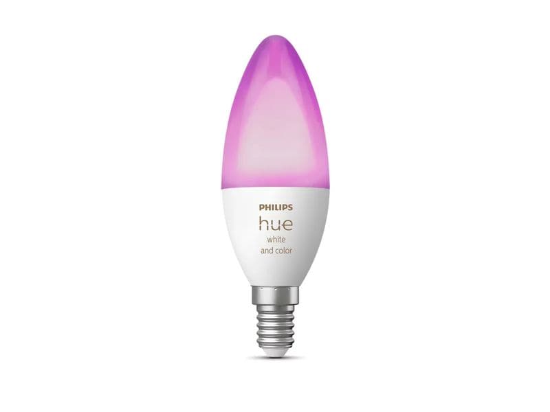 Philips Hue Hue WA B39 E14 Smarte E14 LED Kerzenlampe 500 lm