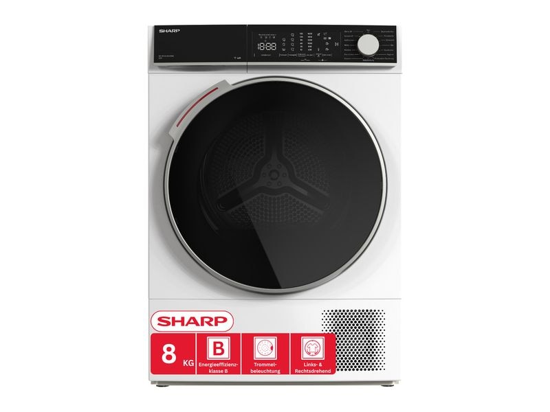 [2198697] Sharp Wäschetrockner KD-WNHL8S9GWB Rechts