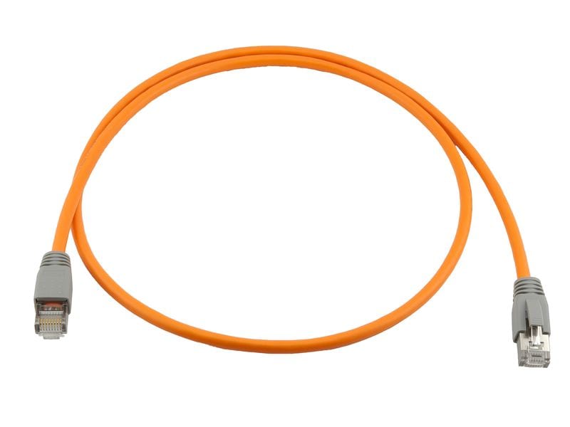 [1995657] Wirewin Patchkabel Outdoor RJ-45 - RJ-45 Cat 6A, S/FTP, 2 m, Orange (2 m)