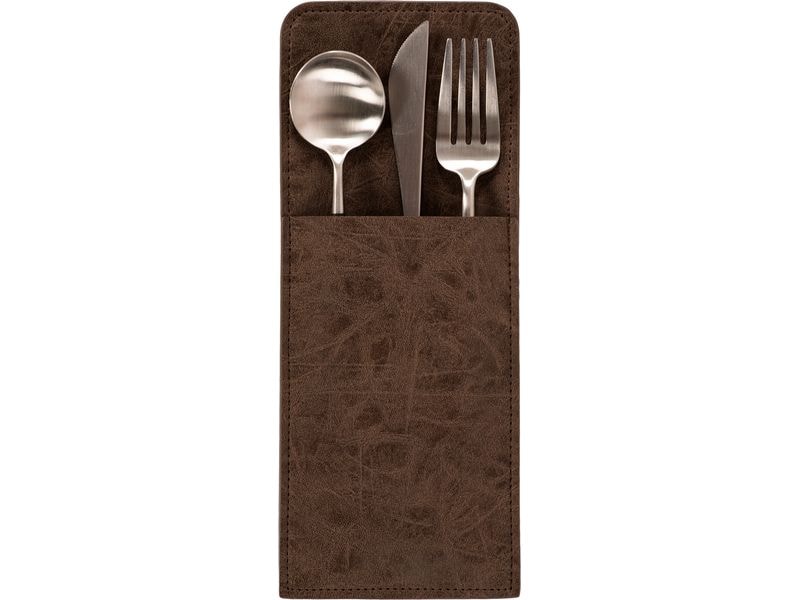Tiseco Tischset Truman 10 cm x 25 cm, Braun