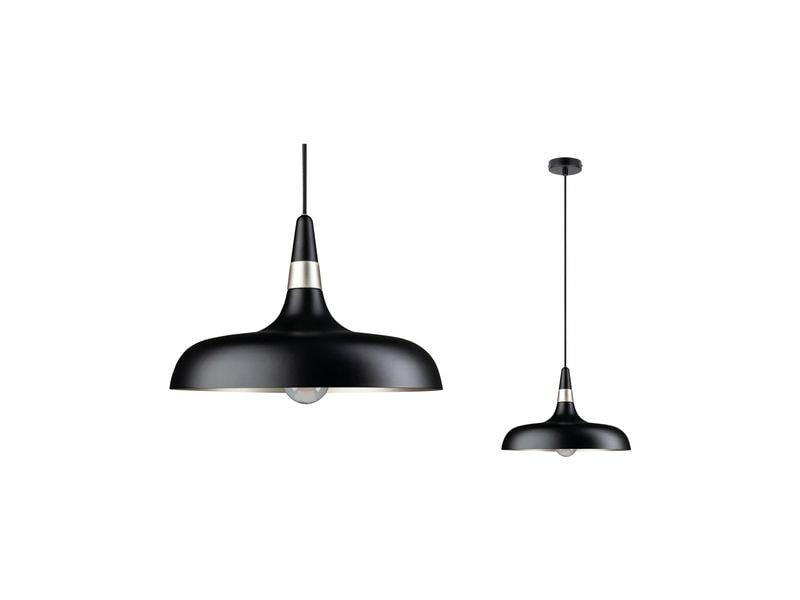 Paulmann Neordic Pendelleuchte Juna E27, Schwarz matt