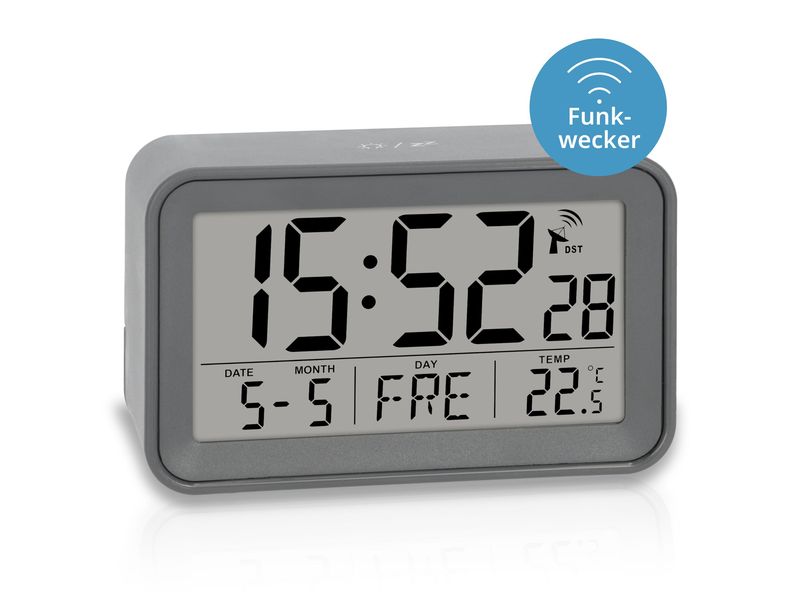 ADE Funkwecker mit Kalender