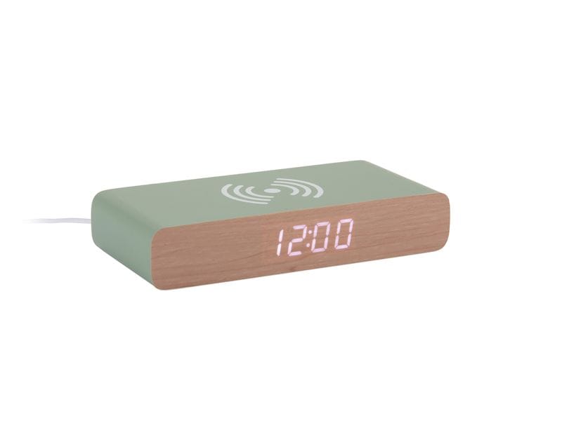 KARLSSON Digitalwecker Retro Flat Jungle Green