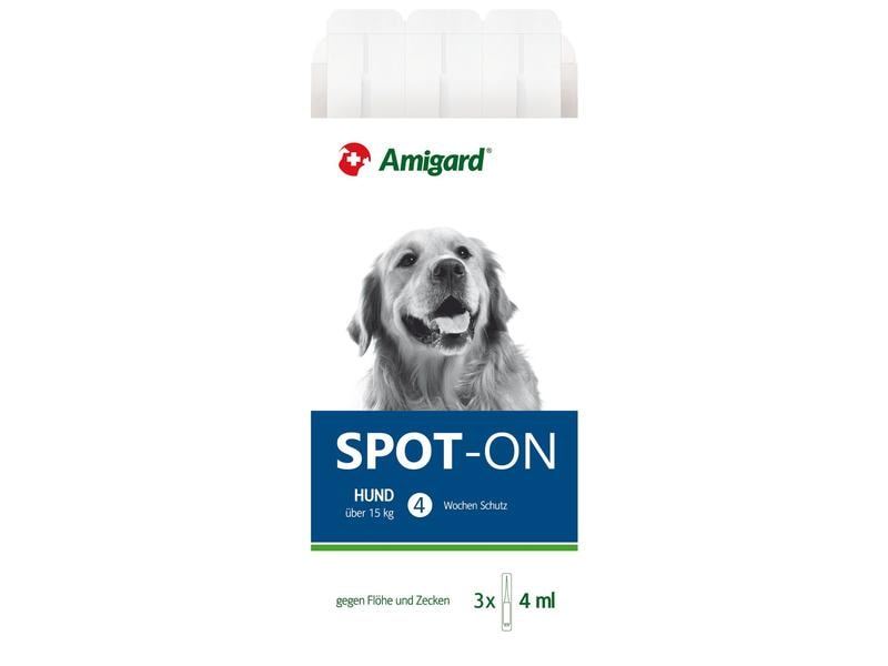 Amigard Anti-Parasit-Tropfen Spot-on Hund, 3 x 4 ml