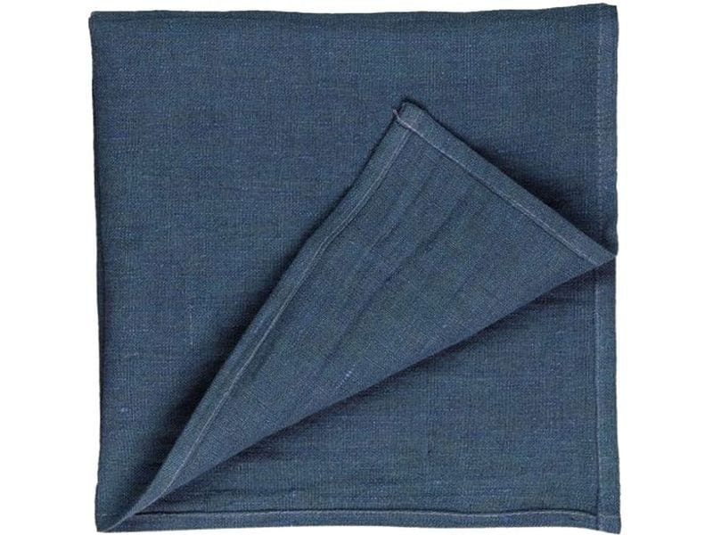 [1973929] PROFLAX Stoffserviette Leinen 40 x 40 cm, 1 Stück, Blau (Blau)