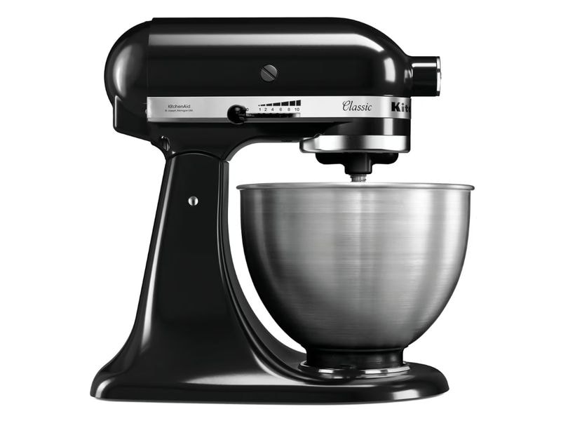 [2025606] KitchenAid Küchenmaschine Classic 5K45SSSWH Schwarz (Schwarz)