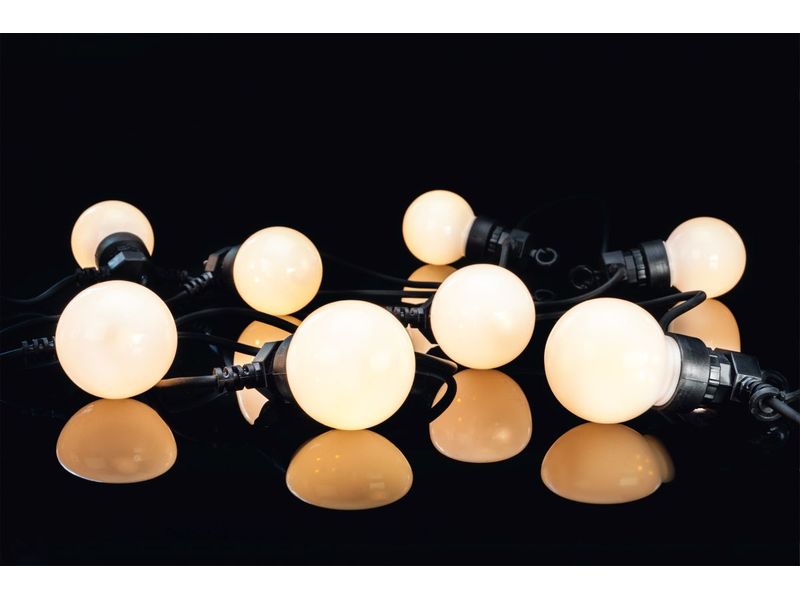 STT Lichterkette LED Party, 10 LEDs, 3m, Weiss
