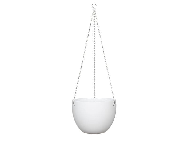 scheurich Übertopf Hängeampel Alaska Weiss, 21 cm