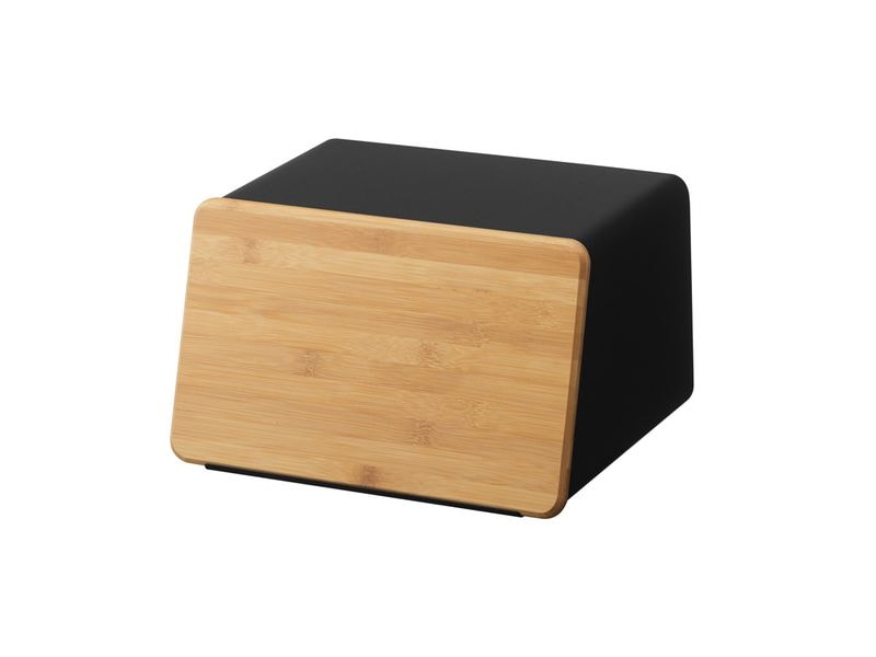 [2033253] Yamazaki Brotkasten Tower 31.5 x 24.5 x 18.5 cm, Schwarz (Schwarz)