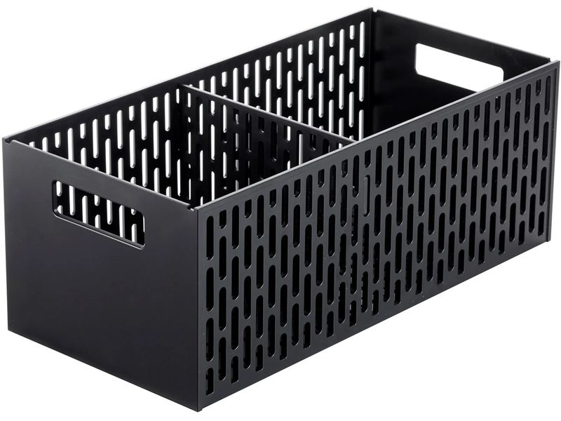 [2033235] Yamazaki Aufbewahrungskorb Tower 15.3 x 32 x 12.2 cm, Schwarz (Schwarz)