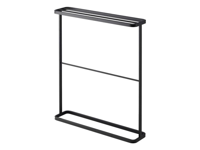 Yamazaki Handtuchhalter Tower 65 x 15 x 75 cm, Schwarz