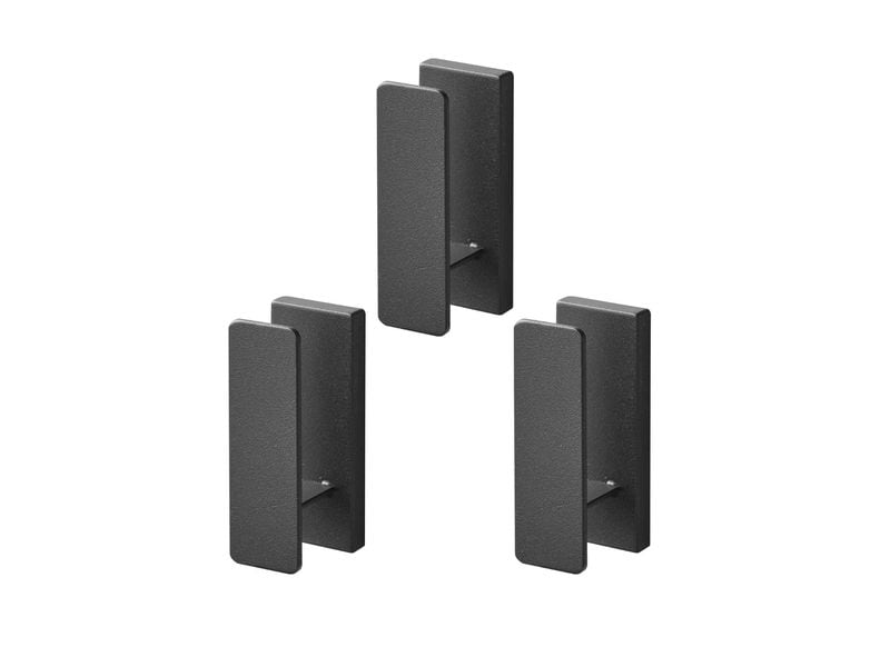 Yamazaki Wandhaken Tower 3er-Set Schwarz