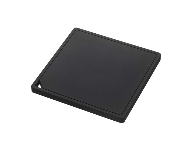 Yamazaki Topfuntersetzer aus Silikon Tower 15 x 15 cm, Schwarz