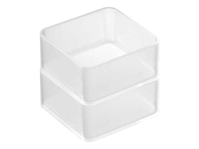 [2033252] Yamazaki Schubladenbox Organizer S Tower 2er Set Weiss (0.18 l, Schwarz)