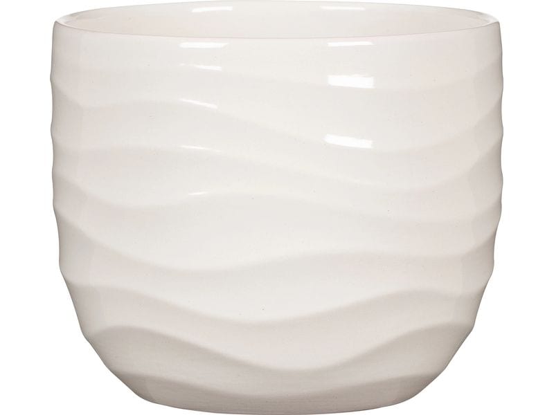 scheurich Blumentopf Breeze Bone White, 24 cm