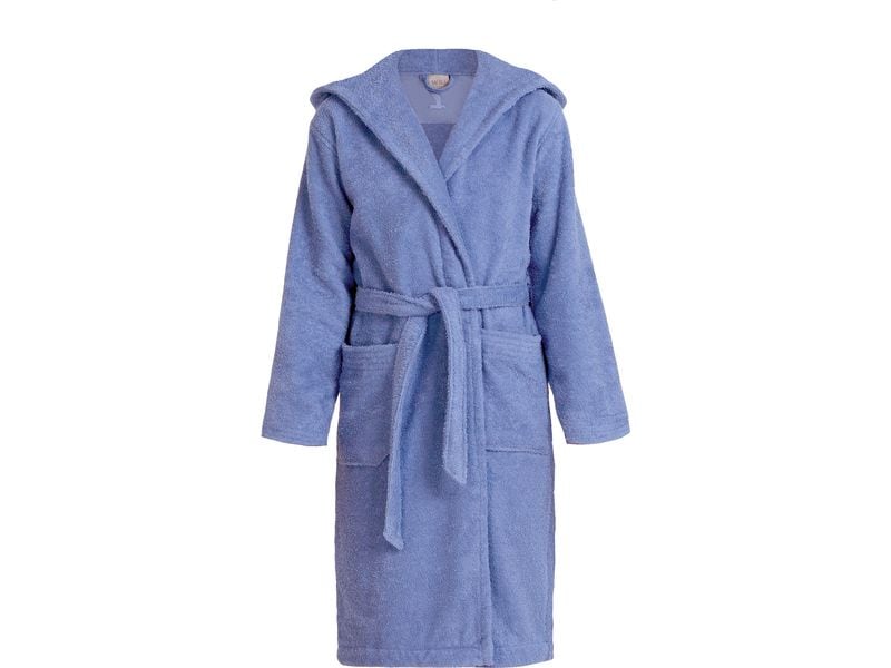 Möve Superwuschel Bademantel Grösse 164, Blau