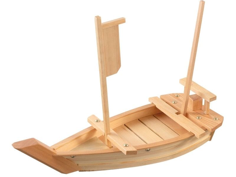 Paderno Sushi-Boot 40 cm x 18 cm, Nature