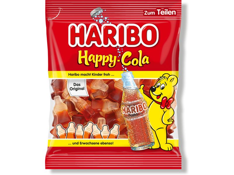 Haribo Gummibonbons Happy Cola Beutel 175 g