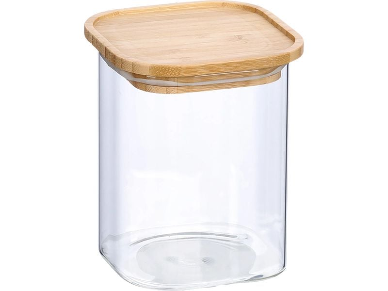 Zeller Present Vorratsdose Bambusdeckel 0.9 l