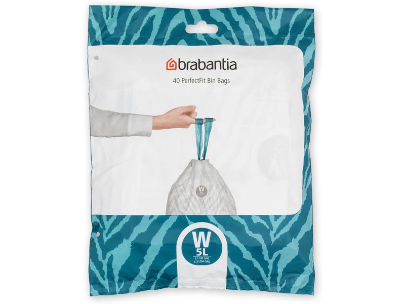 Brabantia Kehrichtsack PerfectFit W 5 l, 40 Stück
