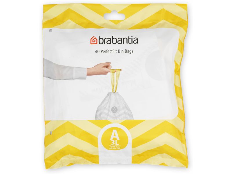 Brabantia Kehrichtsack PerfectFit A 3 l, 40 Stück