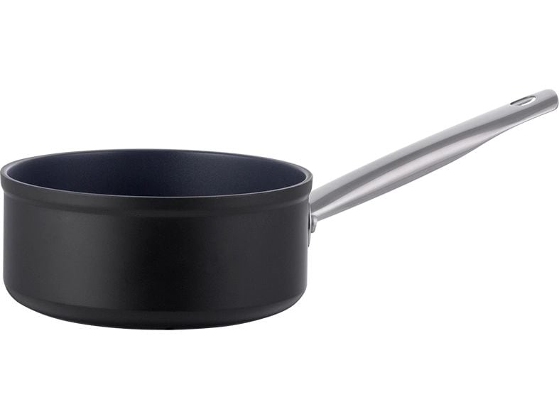 Lunasol Stieltopf Saturn Terra Ø 16 cm, Schwarz 1.3 L
