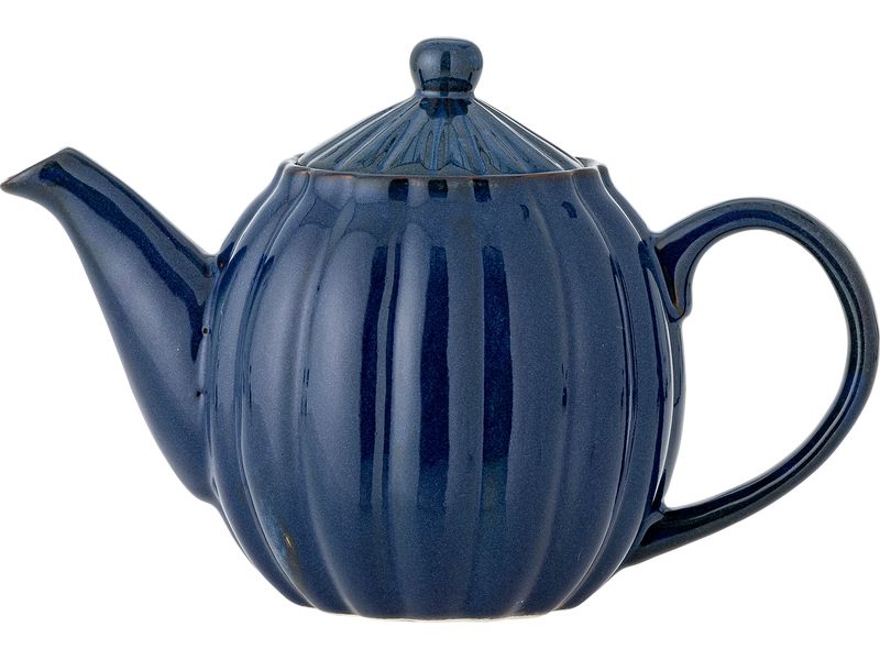 [2040707] Bloomingville Teekanne Latina, 1 l, Steingut, Blau (Blau)