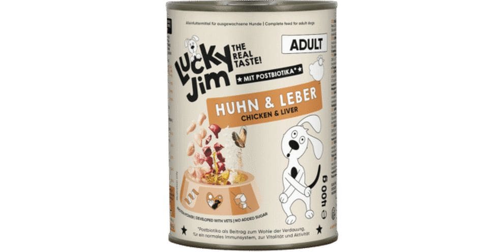Lucky Jim Nassfutter Adult Huhn und Leber 400g