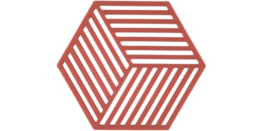 Zone Denmark Topfuntersetzer Hexagon Rot