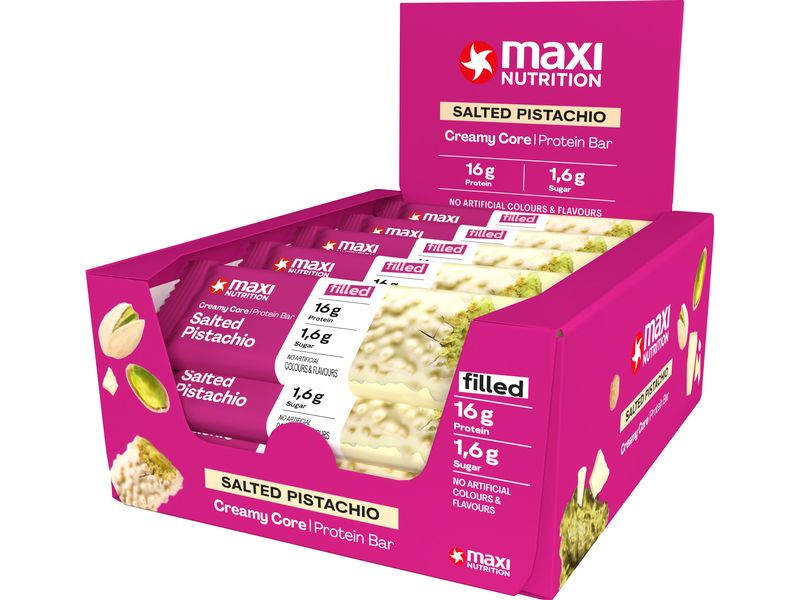 Maxi Nutrition Creamy Core Protein Bar Erdbeere, 12 x 39 g