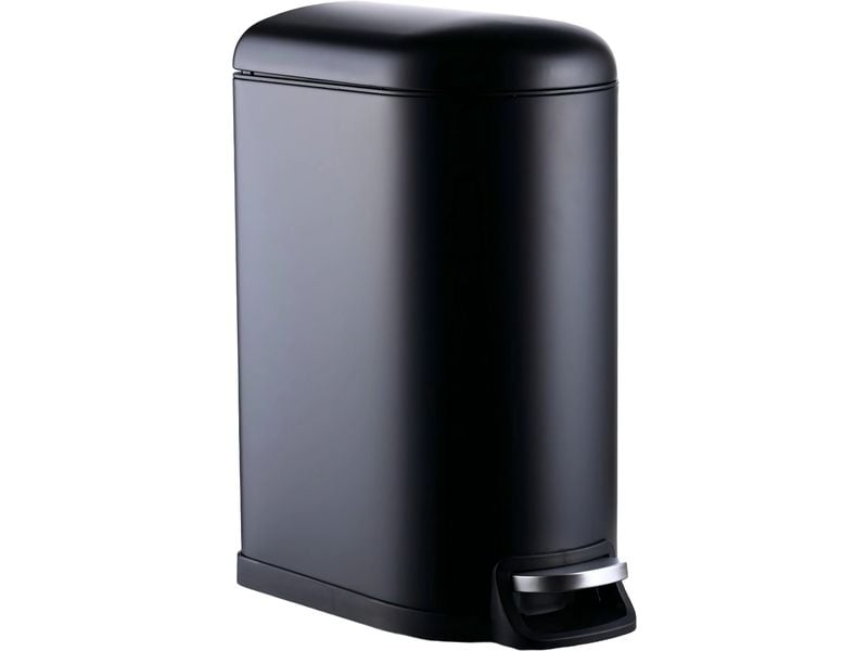 relaxdays Treteimer 10 L Schwarz