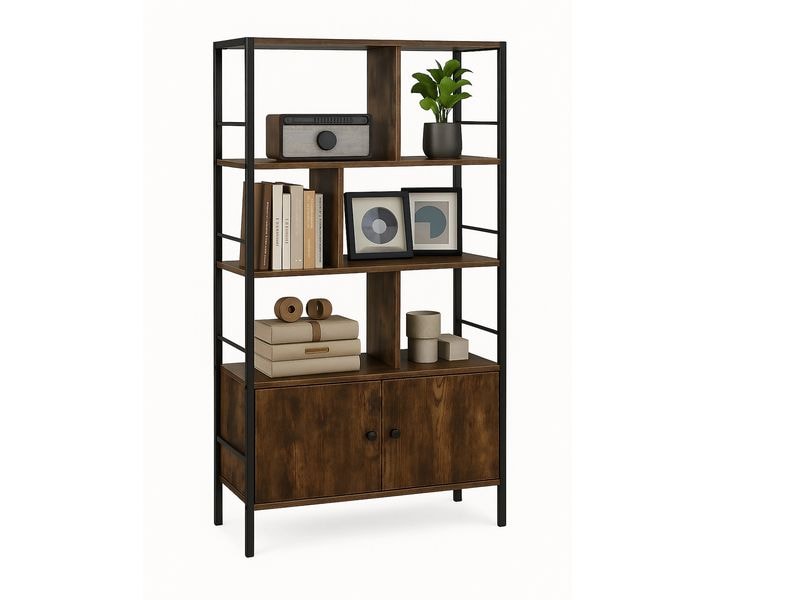 relaxdays Regal 154.5 x 74 cm Braun