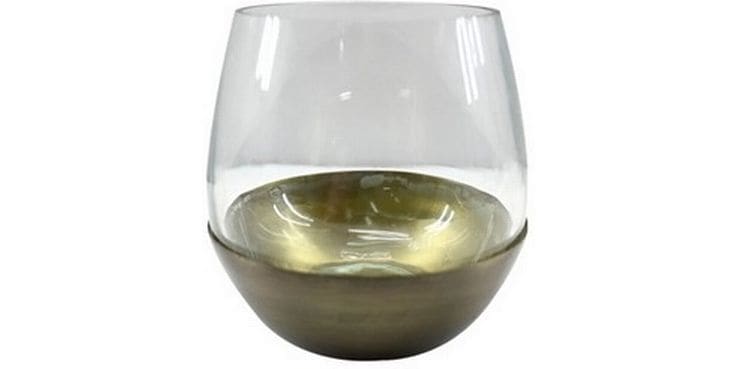 CHALET Windlicht Dunham 11 cm, Gold