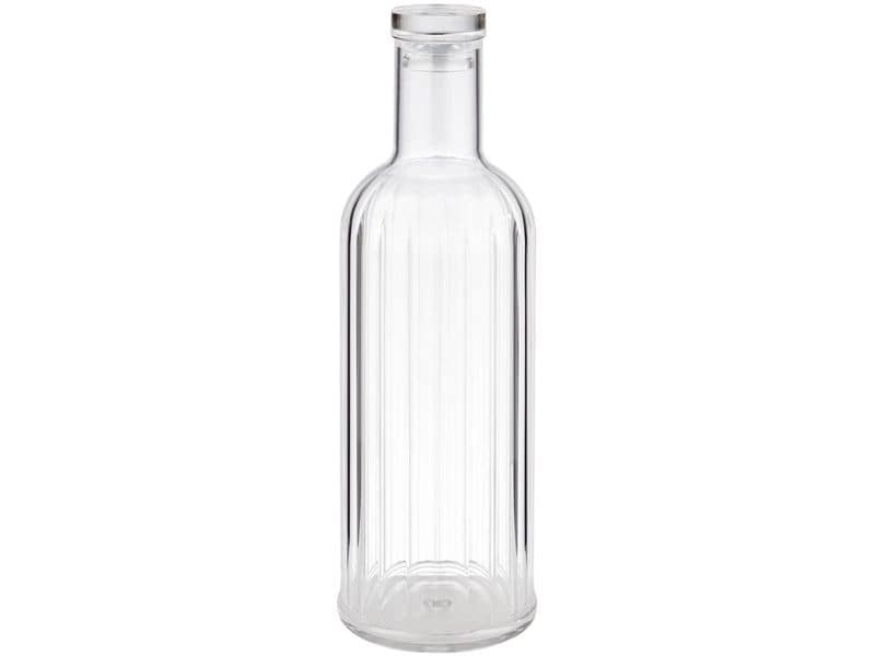 APS Flasche Stripes 1 Liter, Transparent