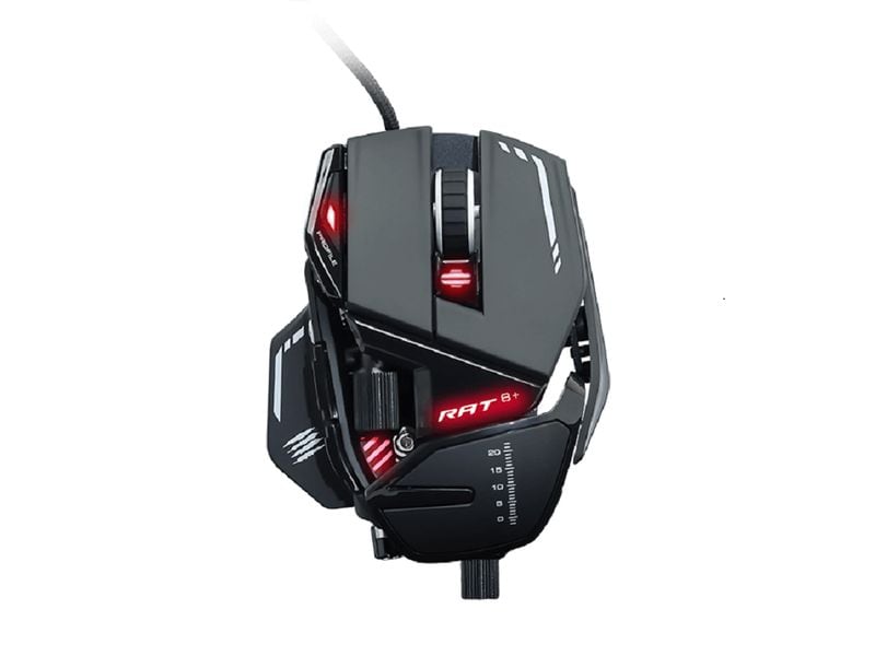 [2085584] MadCatz Gaming-Maus R.A.T 8+ Schwarz (Schwarz)
