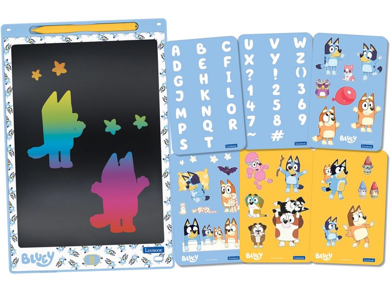 Lexibook Lern-Zeichentablett Bluey 11