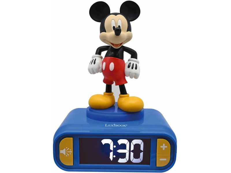 [2085096] Lexibook Wecker Nachtlicht-Wecker Mickey Mouse (Blau)