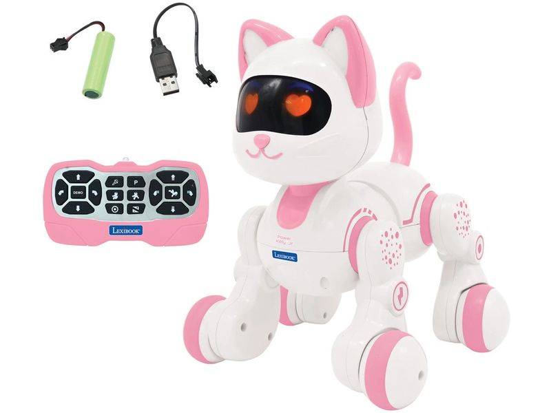 [2085075] Lexibook Lernroboter Power Kitty Junior Weiss, Rosa (Deutsch)